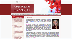 Desktop Screenshot of karenjulianlaw.com